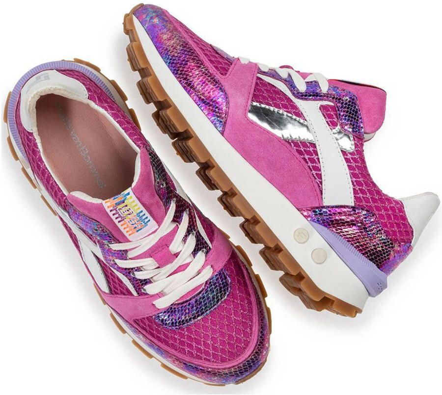 Floris van Bommel BLOKKI 07.06 Lage sneakersDames sneakers Roze