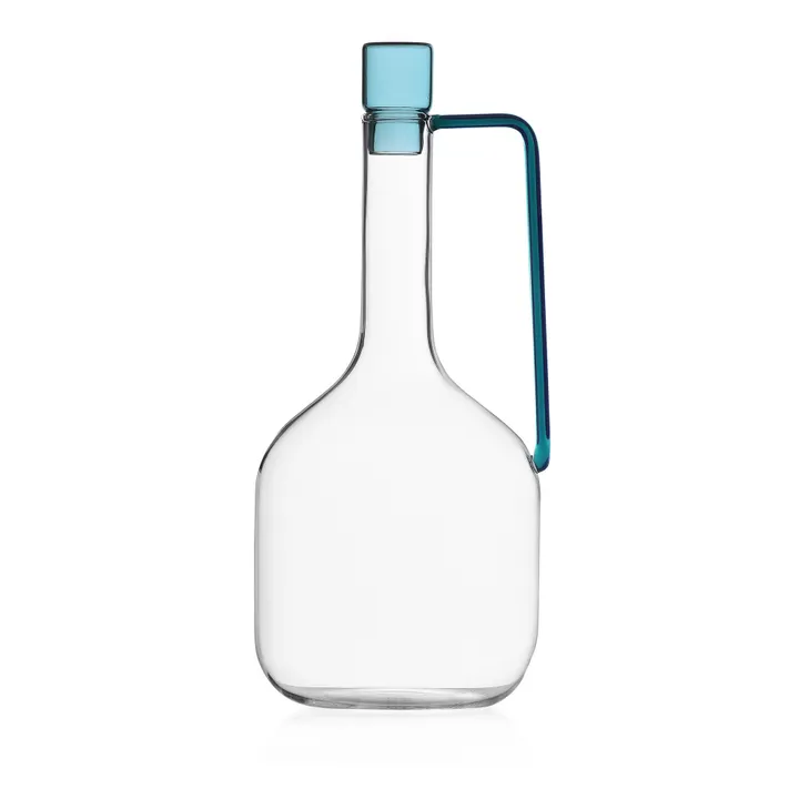 Ichendorf Milano Carafe Liberta en borosilicate | Bleu pétrole