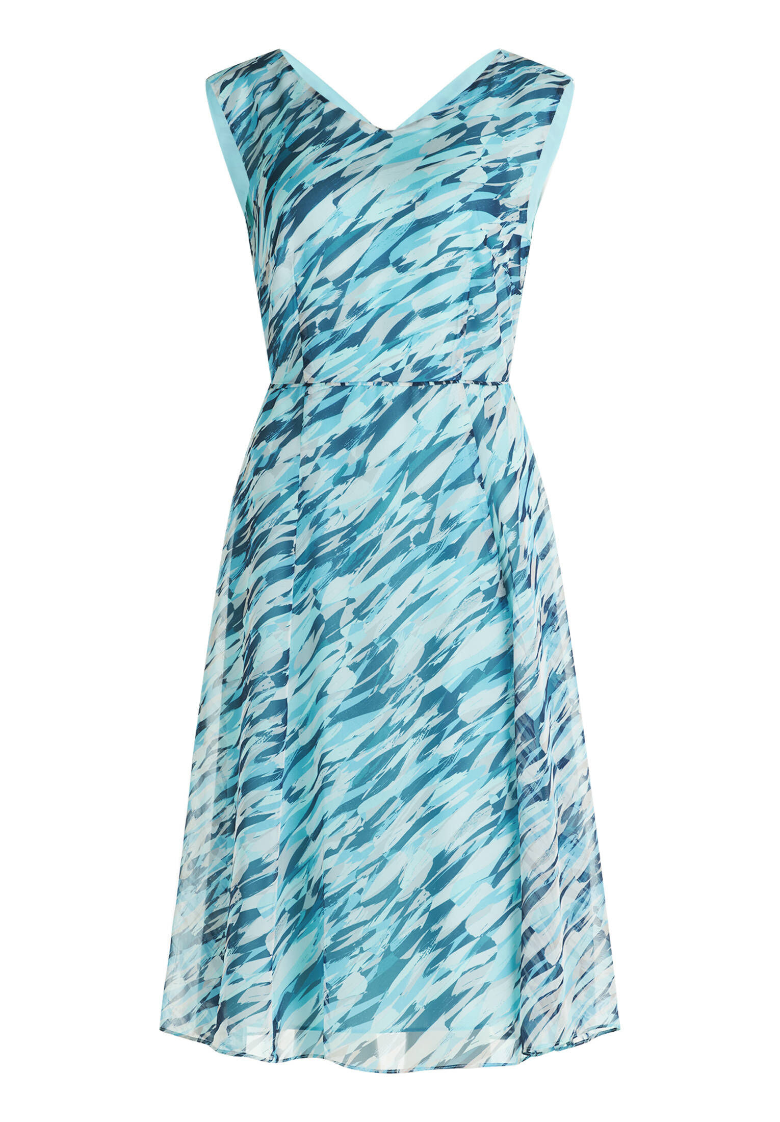 Betty & Co| Damen Midikleid ohne Arm
