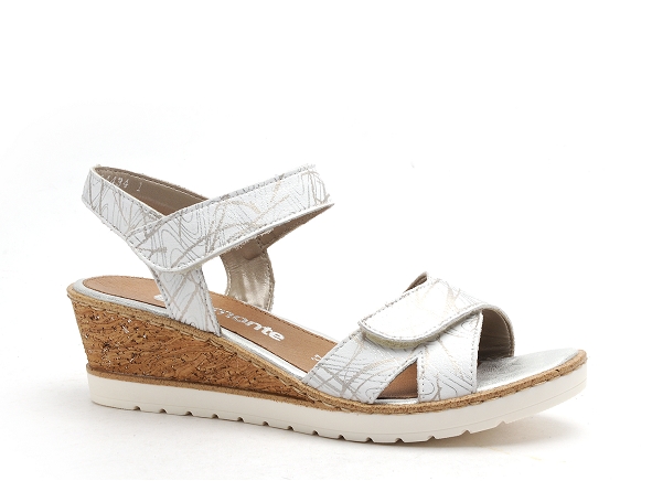Remonte nu pieds talons femme r6252 blanc
