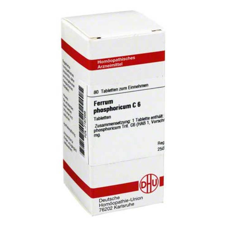 DHU Ferrum phosphoricum C 6 Tabletten, 80 St