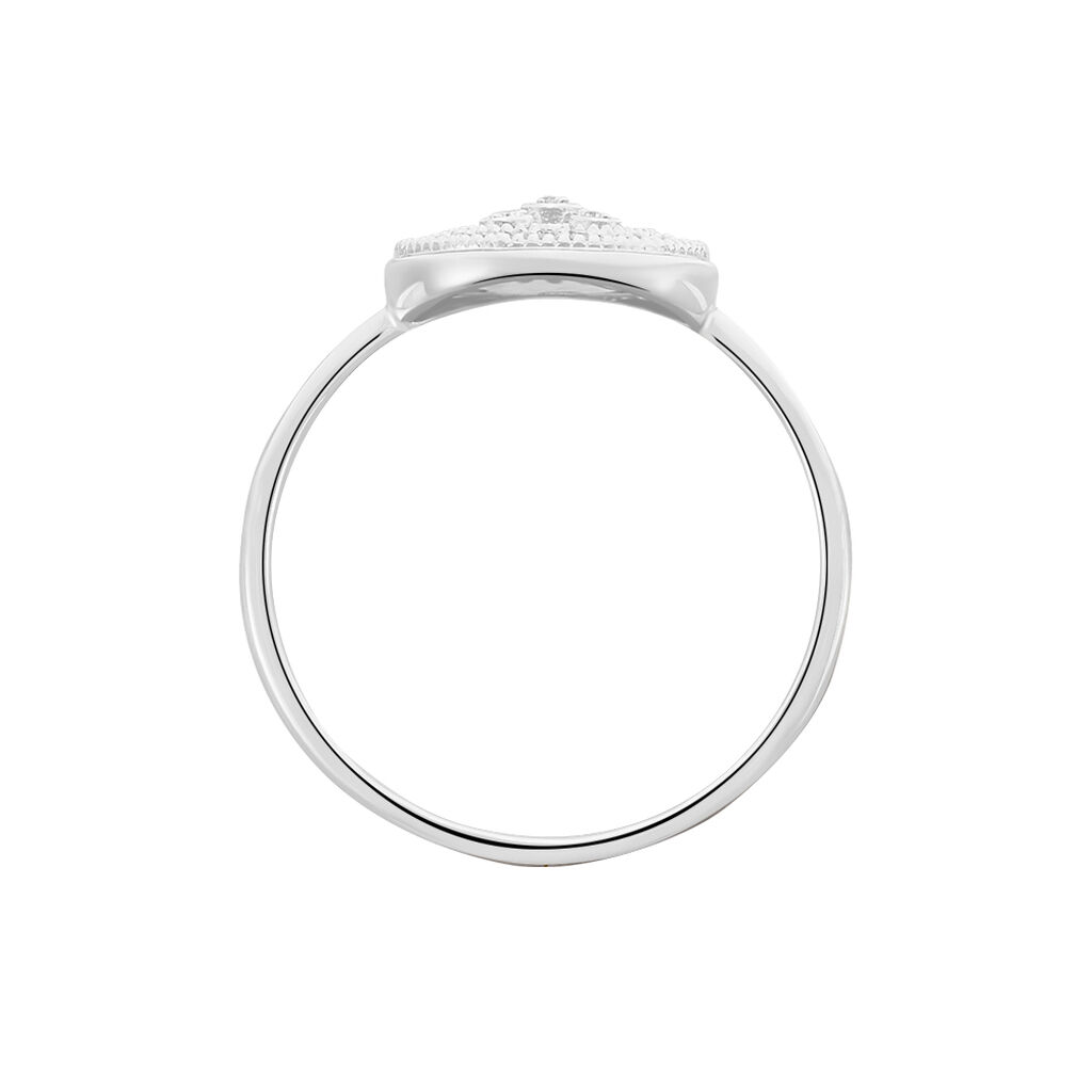 Bague Elfidiane Or Blanc Diamant