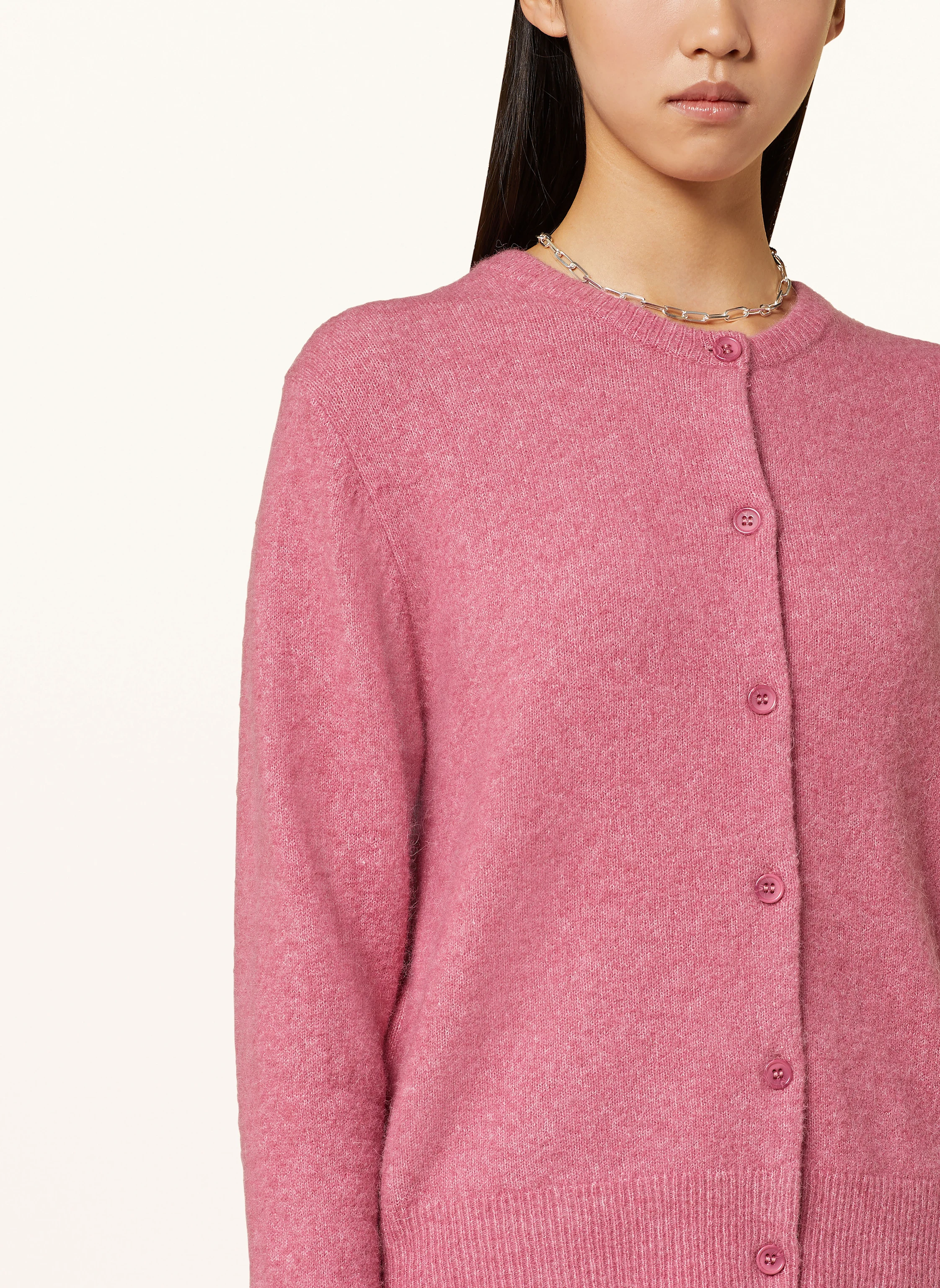 SAMSØE  SAMSØE Strickjacke NOR mit Alpaka
