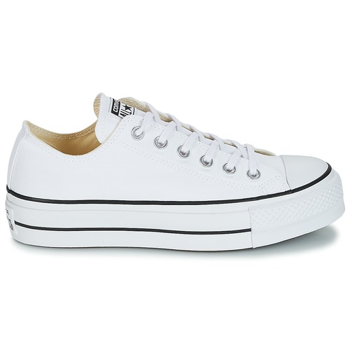 Converse - CHUCK TAYLOR ALL STAR LIFT CANVAS OX - Blanc