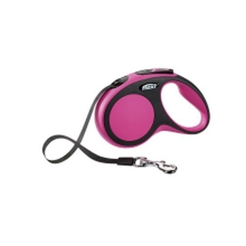 Nova guia Comfort de 5m para cães pequenos, rosa.