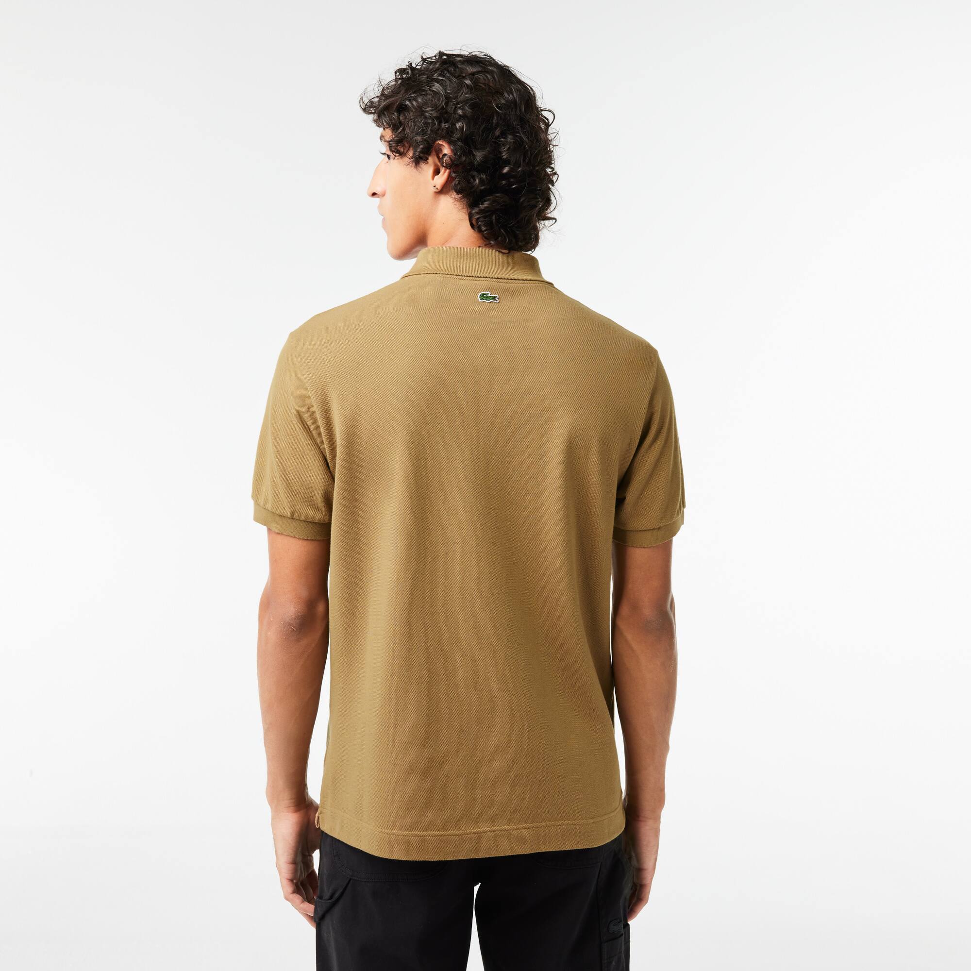 Poloshirt aus Baumwollpiqué mit L.12.12 Aufnäher Kurze Ärmel - Braun - Lacoste - Herren