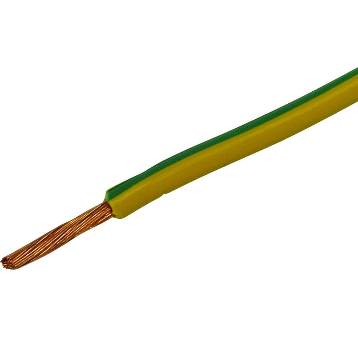 T-Litze 1.5 mm², 100 m GelbgrünInstallationskabel