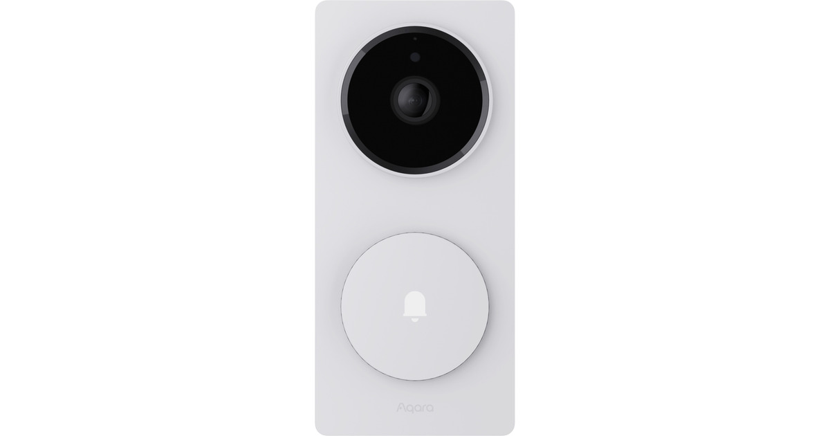 AqaraSlimme Video Deurbel G410 Select  (Wit, Wifi, Bluetooth, Zigbee, Matter)