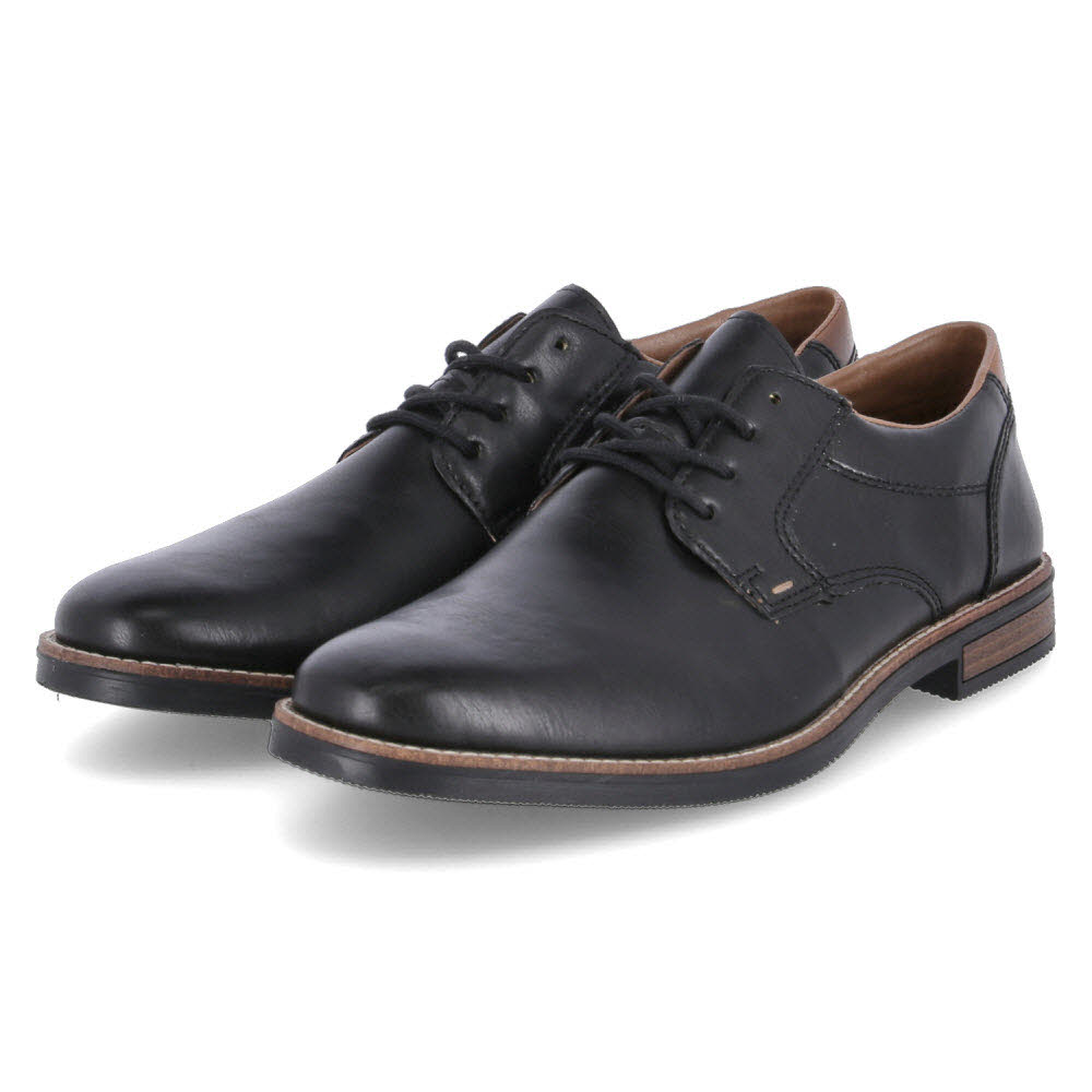 Rieker Halbschuhe - schwarz/mogano