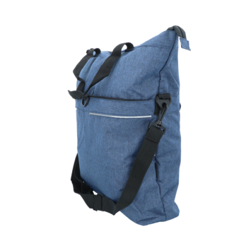 Dresco fietstas enkel blauw 18L