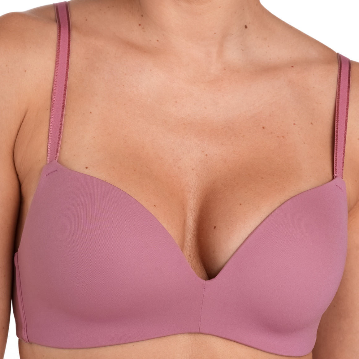 Gina Benotti Damen Soft-BH im Basic-Look beere