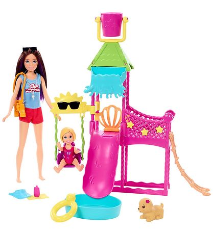 Barbie Dukkes?t - Skipper First Jobs - Water Park Playset