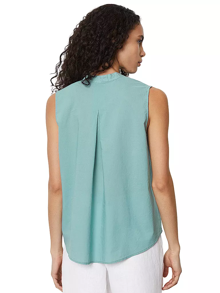MARC O'POLO Leinenbluse  hellblau