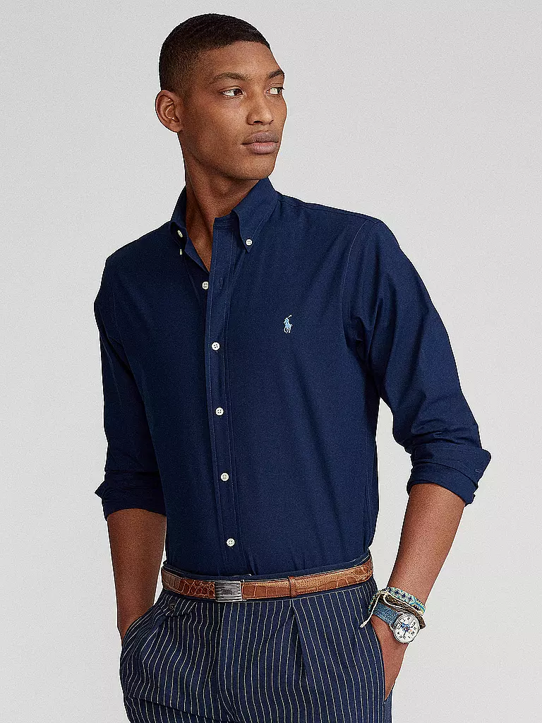POLO RALPH LAUREN Hemd Slim Fit blau