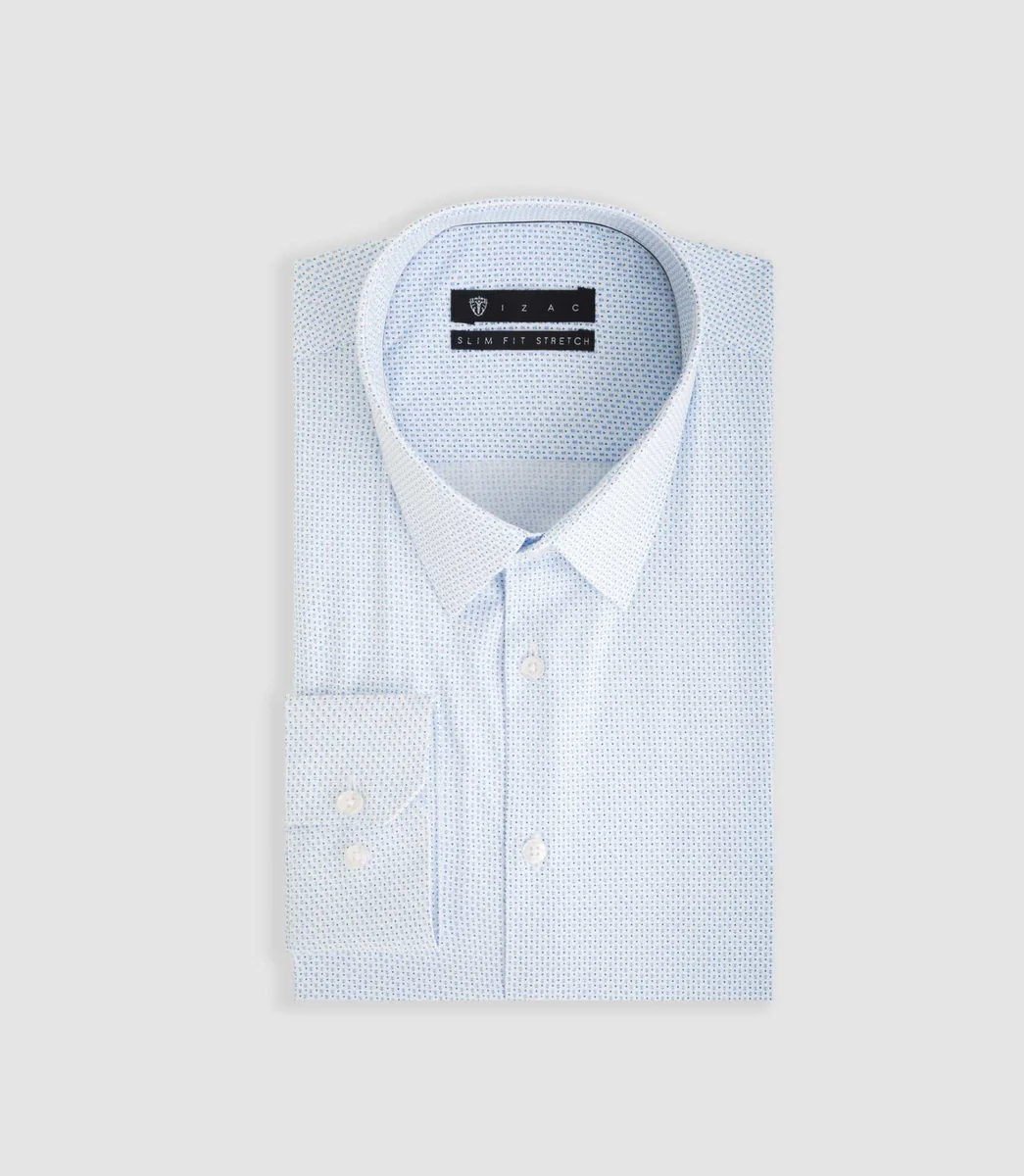 Chemise ville bleu ciel 