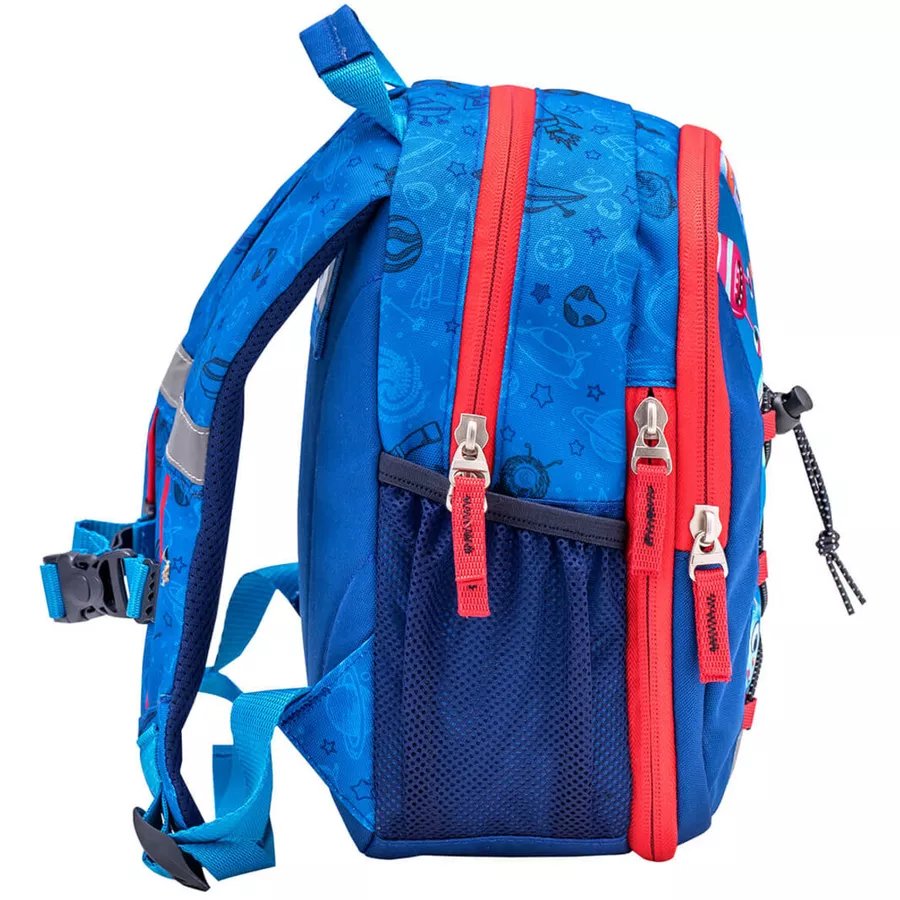 Belmil Kindergartenrucksack Mini Kiddy Kindergartenrucksack für 1-3 Jährige Kinder mit Brustgurt Cool Monsters