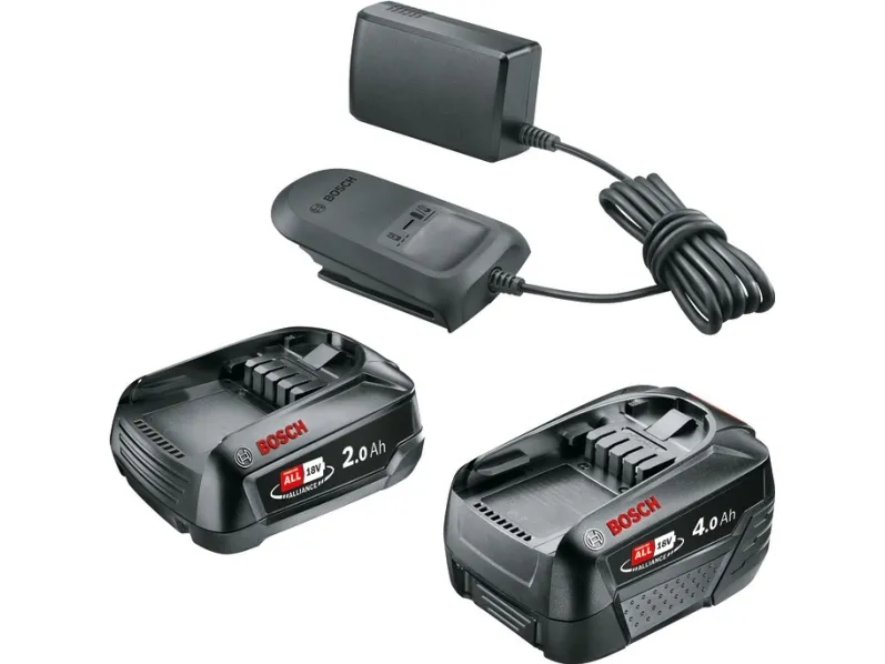 Bosch BATTERISÆT 18V 2&4AH M/LADER AL 18V-20