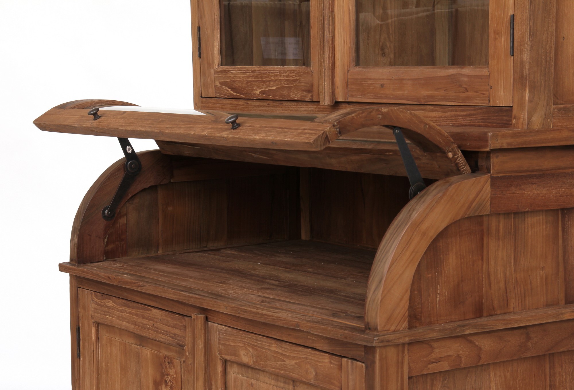 Schrank Teakholz, natur, T 60 cm, B 100 cm, H 225 cm von fischer's lagerhaus