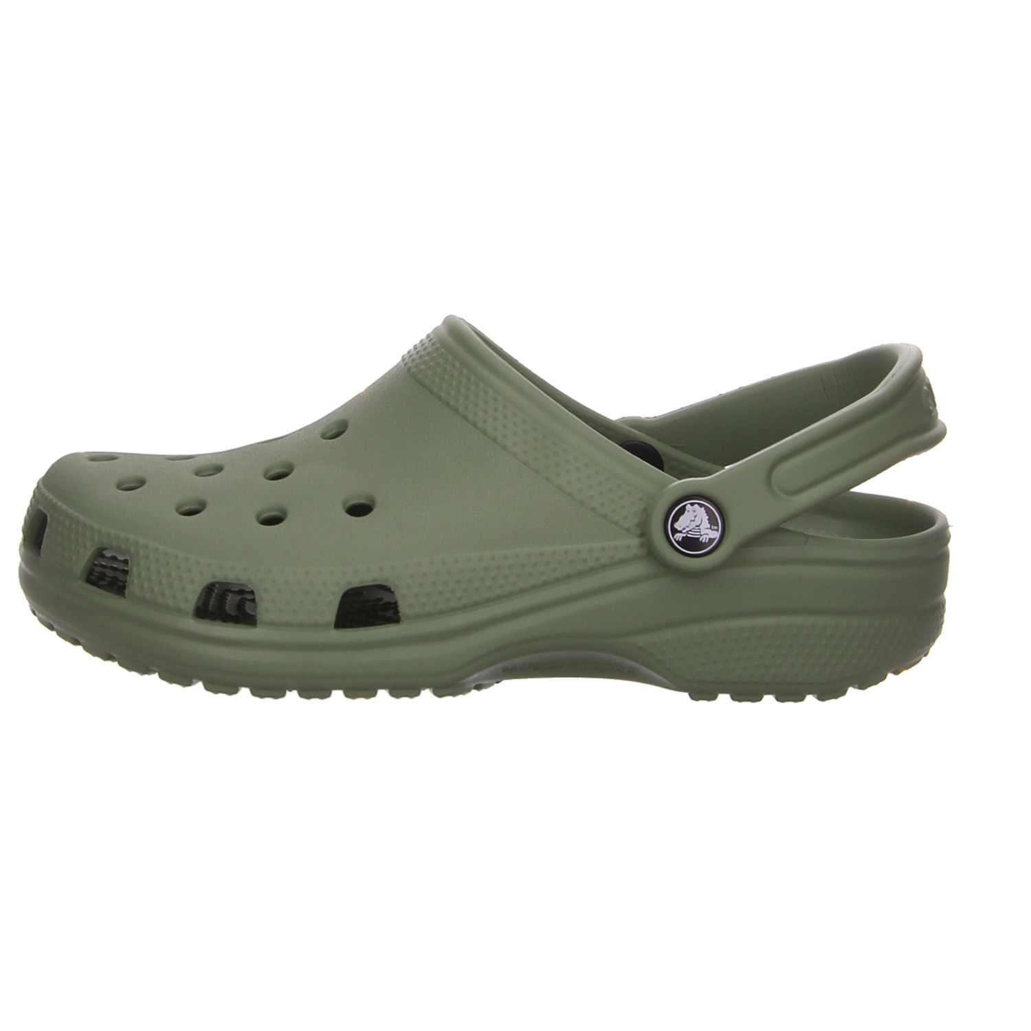 Crocs Pantolette grün grün