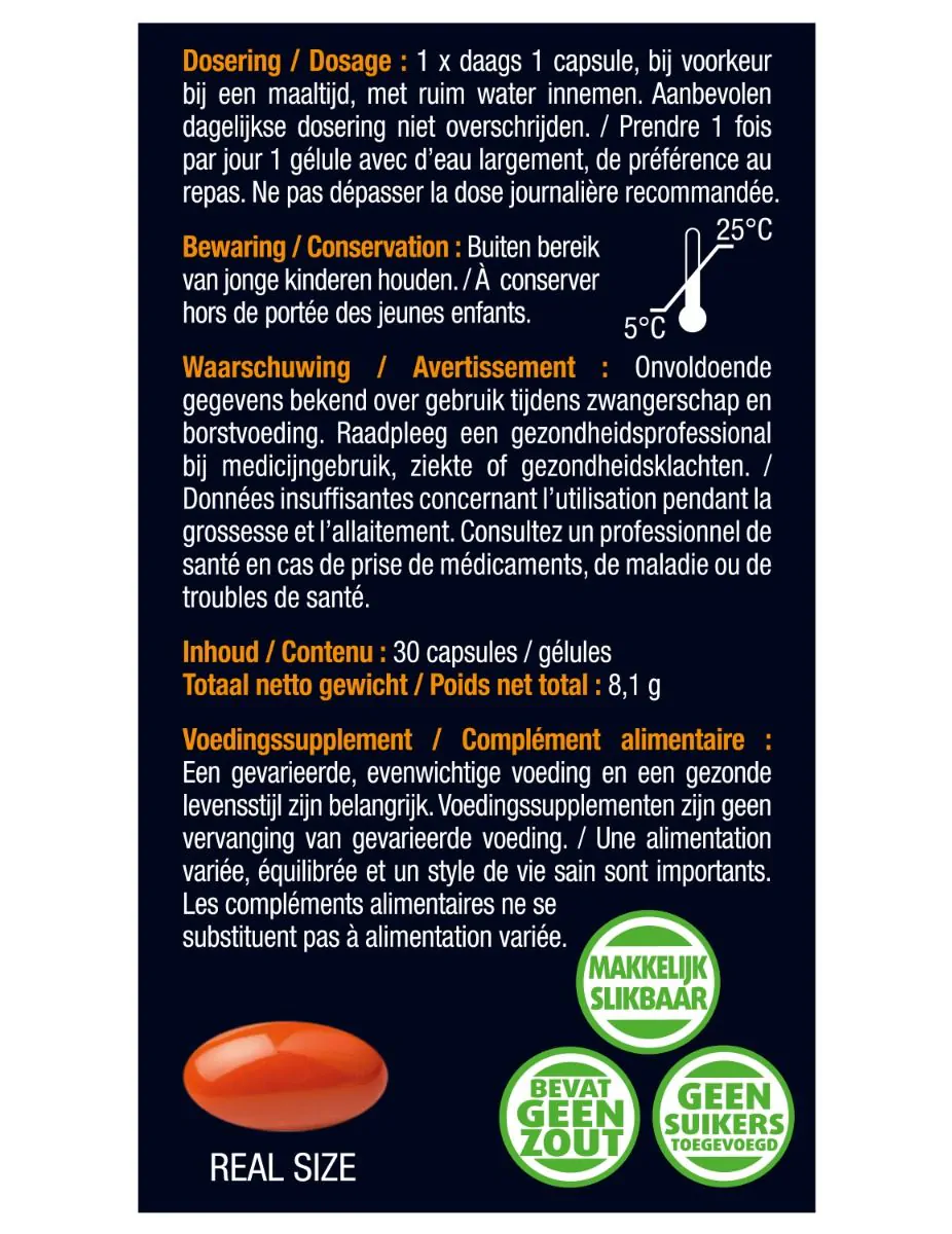 Ogen, Scherp zien & Vochtbalans 30 capsules