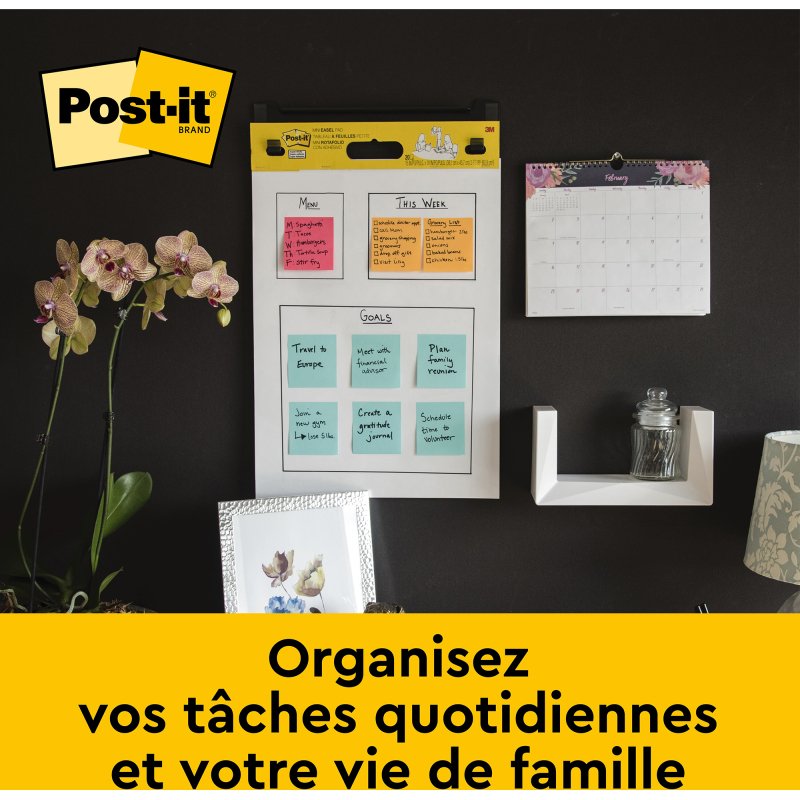 Paperboard - chevalet mobile Meeting Chart recyclé Post-it® - lot de 2