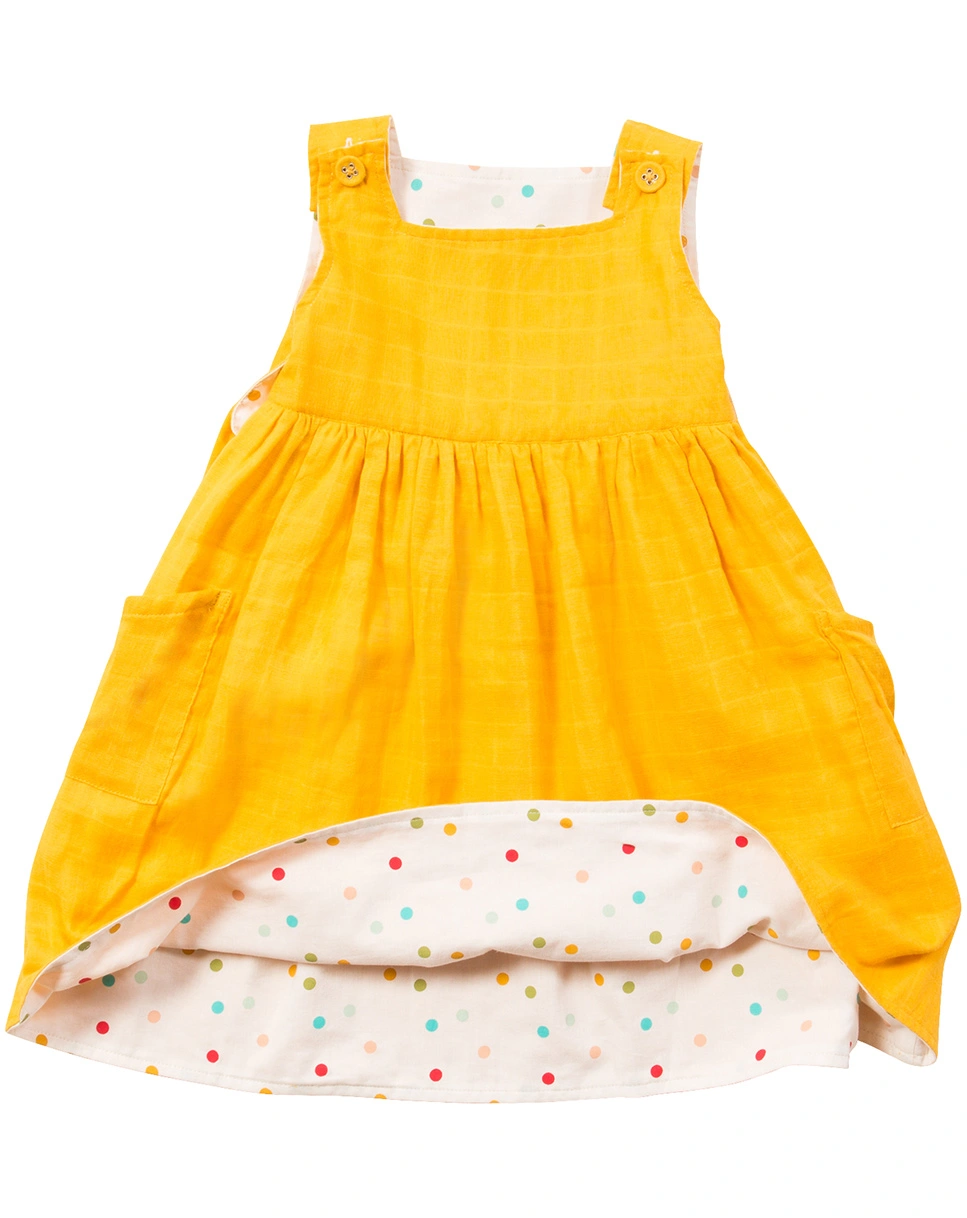 Wende-Trägerkleid RAINBOW SPOTS in bunt