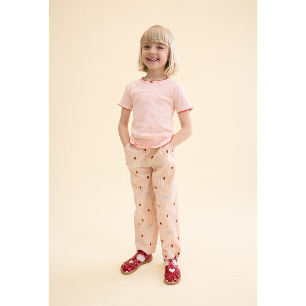 Køb Flöss Berry/bow Gingham Dolly Sløjfe Bukser