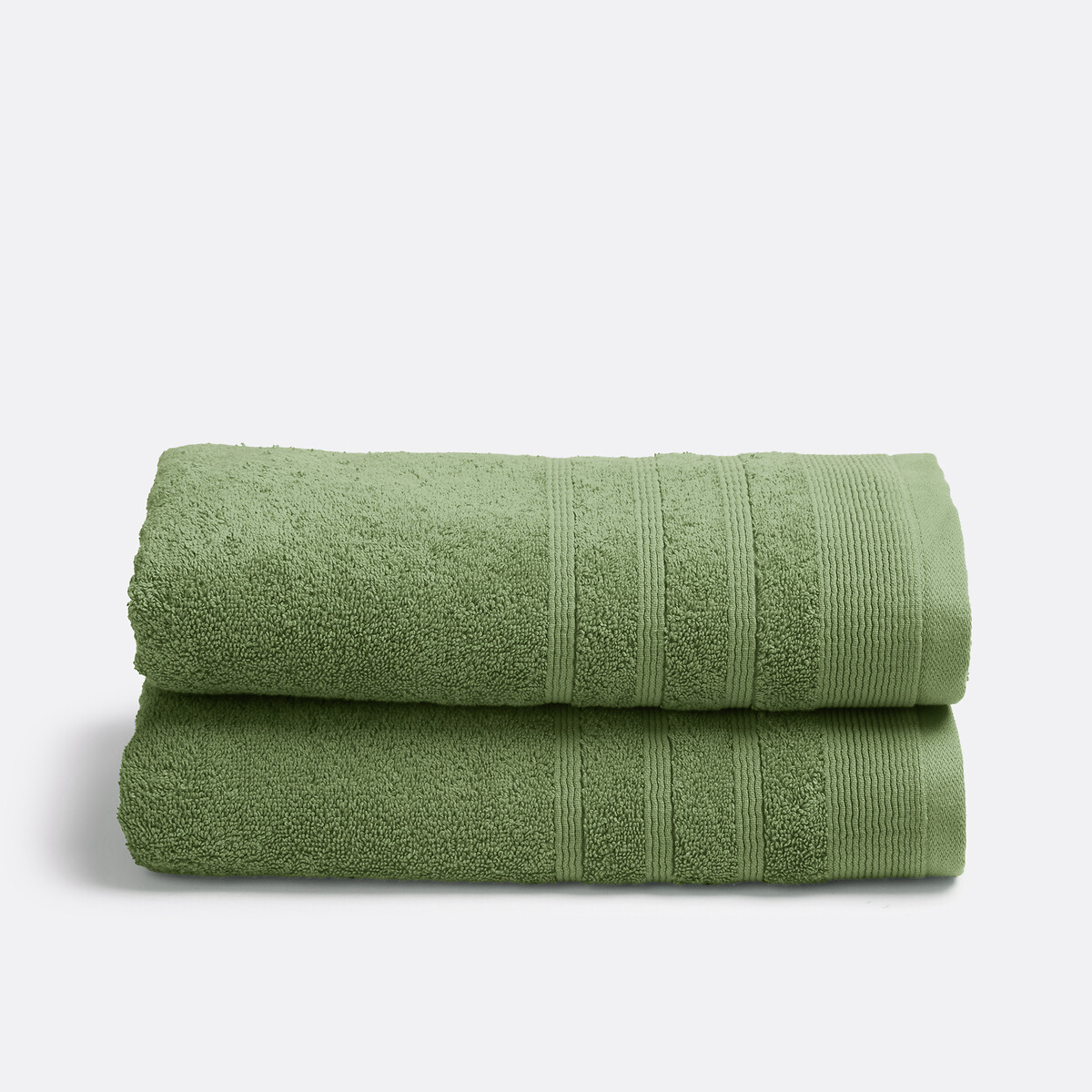 LA REDOUTE INTERIEURS<br>Conjunto de 2 toalhas felpudas 600 g/m², Zavara