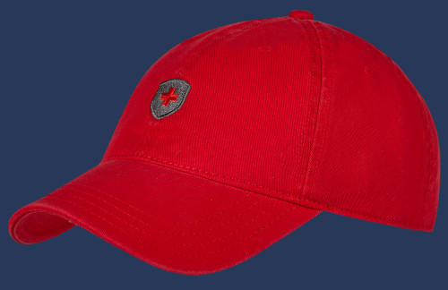 Promotion Baseballcap Baumwolle, Redmelange