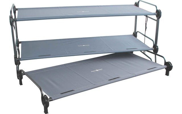 Disc-O-Bed Trundle Camping Feldbett ohne Seitentasche Anthrazit