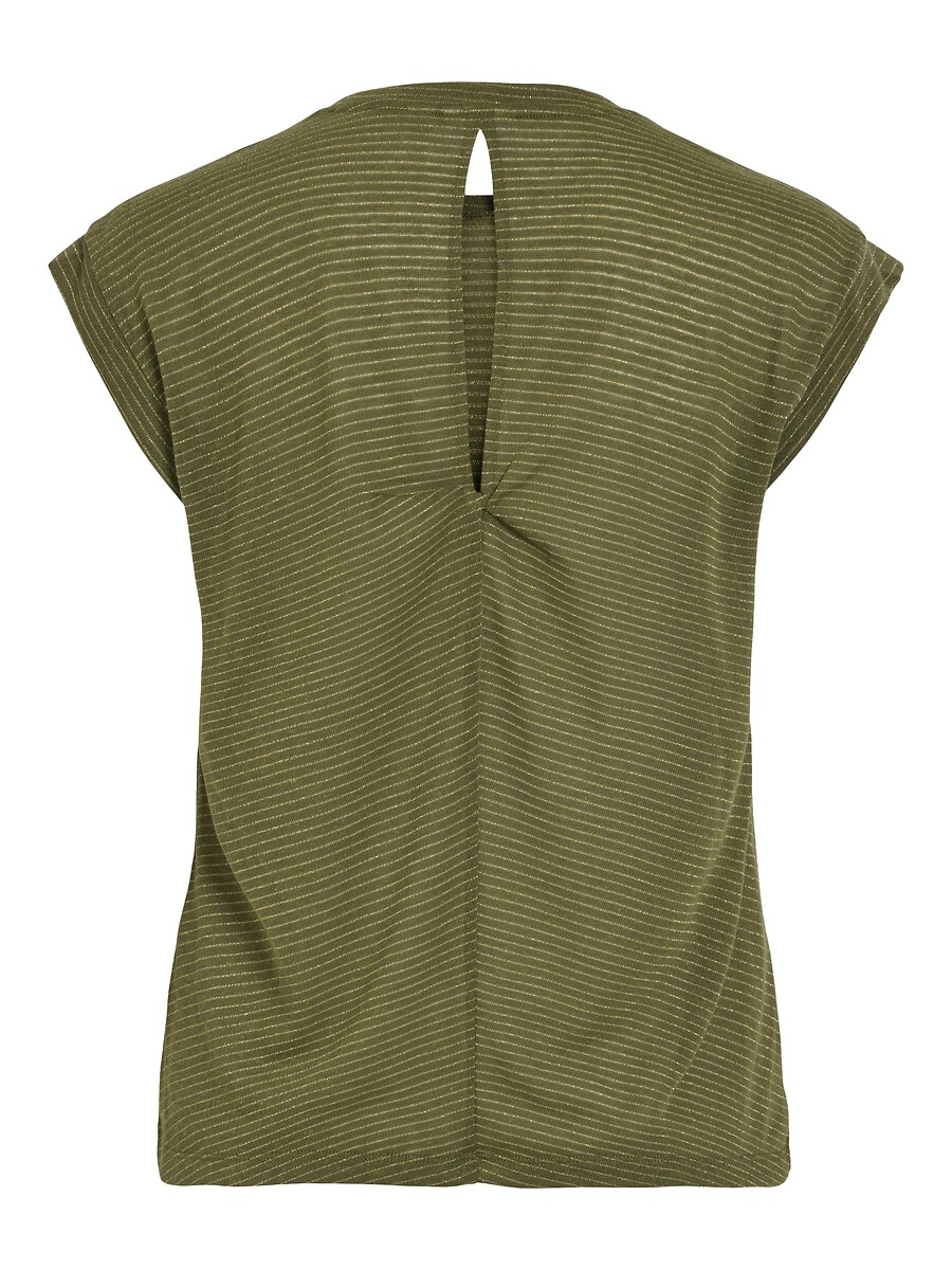 Camiseta VILA com listras finas brilhantes