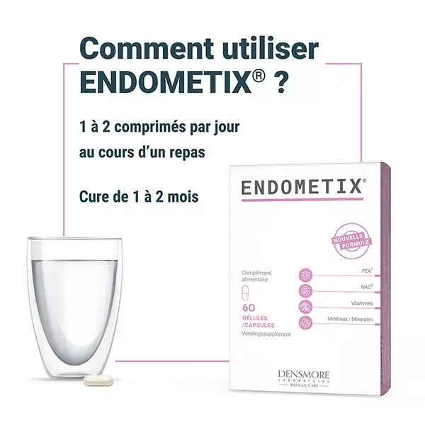 Densmore Endometix - Alívio Menstrual - 60 cápsulas