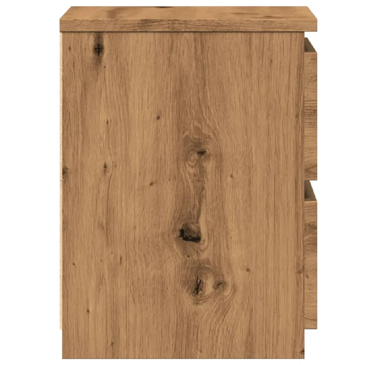 VIDAXL Table de chevet 30x30x40 cm - Chêne artisanal