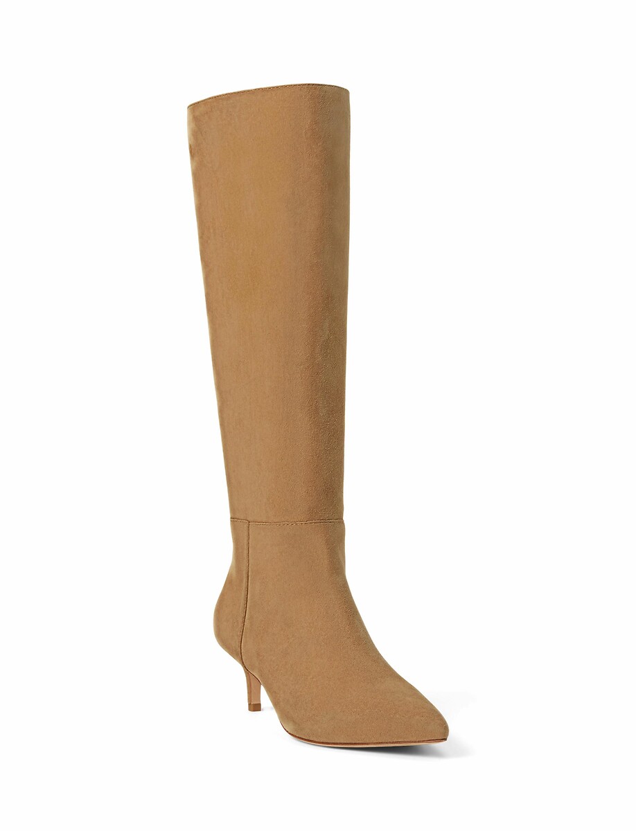 LAUREN RALPH LAUREN<br>Botas de camurça com salto baixo Mikcay