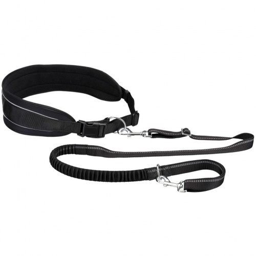 cinto de corrida para cachorro preto