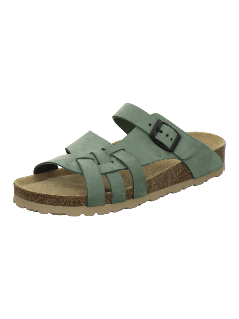 Pantoletten Damen Kralle verde