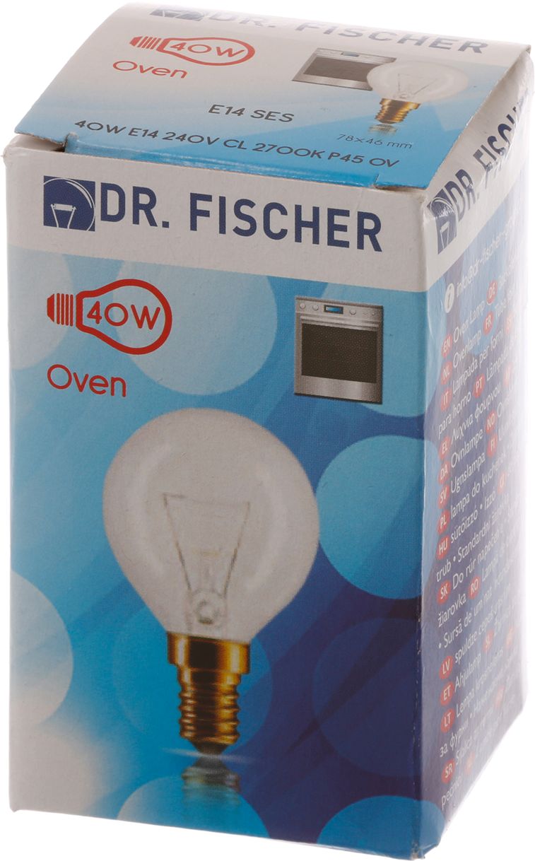 Lâmpada de classe de eficiência energética E / 240V / 40W / Consumo de energia 40 kWh/1000h. Lâmpada + kit de ferramentas = 613655 00057874