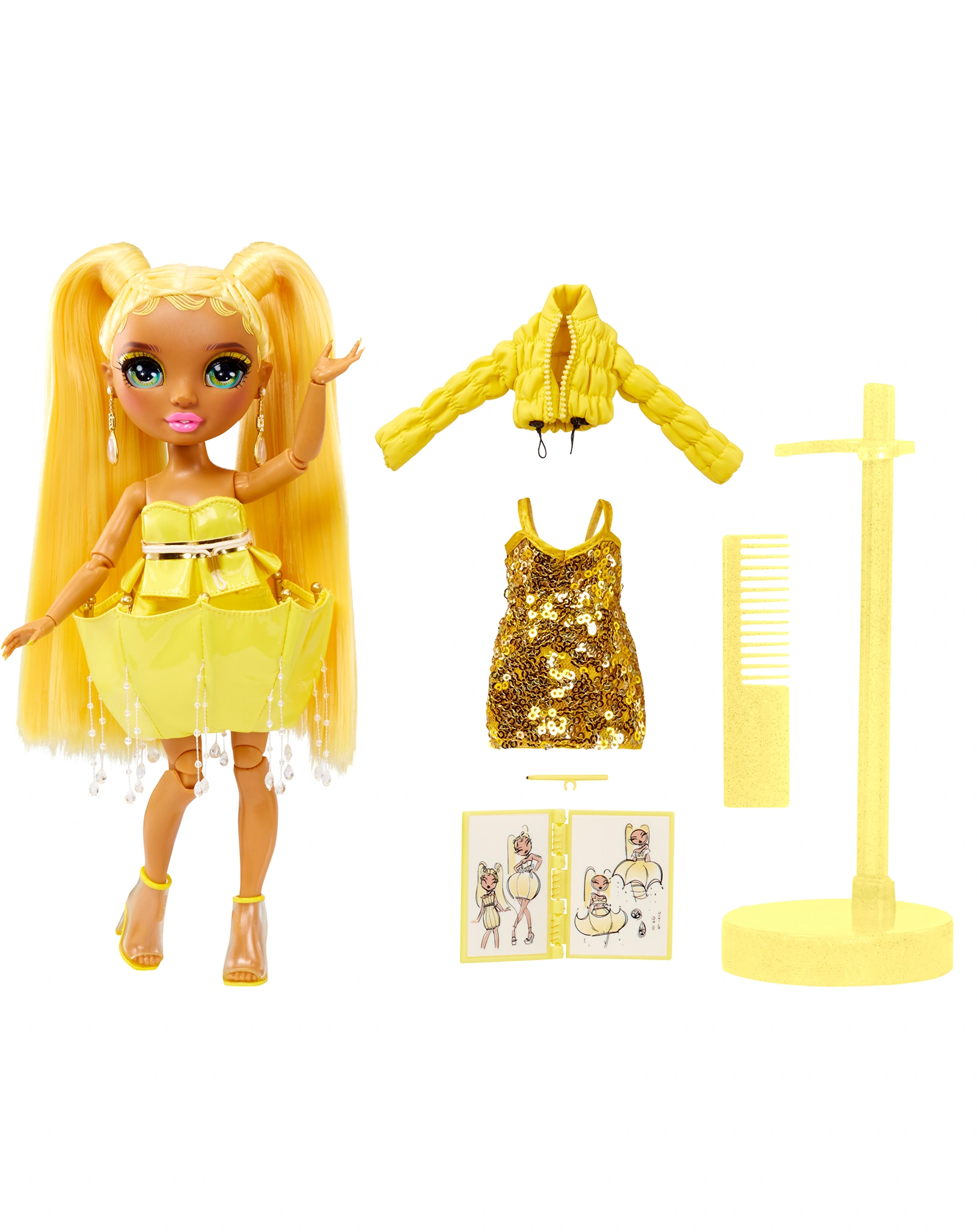 Fashionpuppe RAINBOW HIGH - SUNNY in gelb