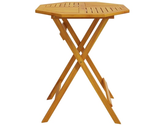 VIDAXL - Table pliante Table pliable de jardin ø70x75 cm bois d'acacia massif