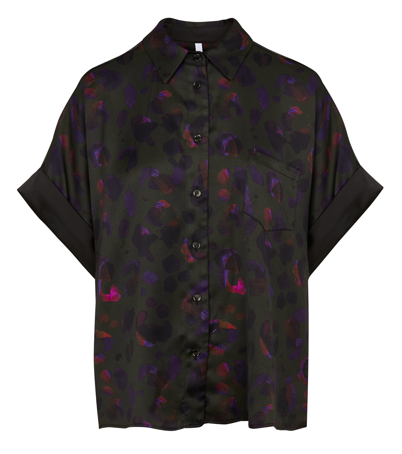 Chemise ample col classique| Kaki