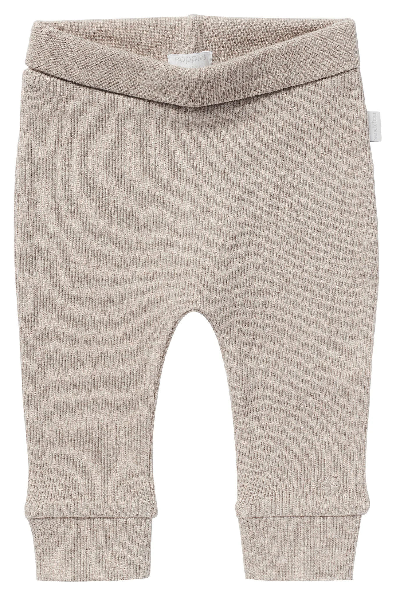 Noppies Noppies broek rib Naura taupe mel