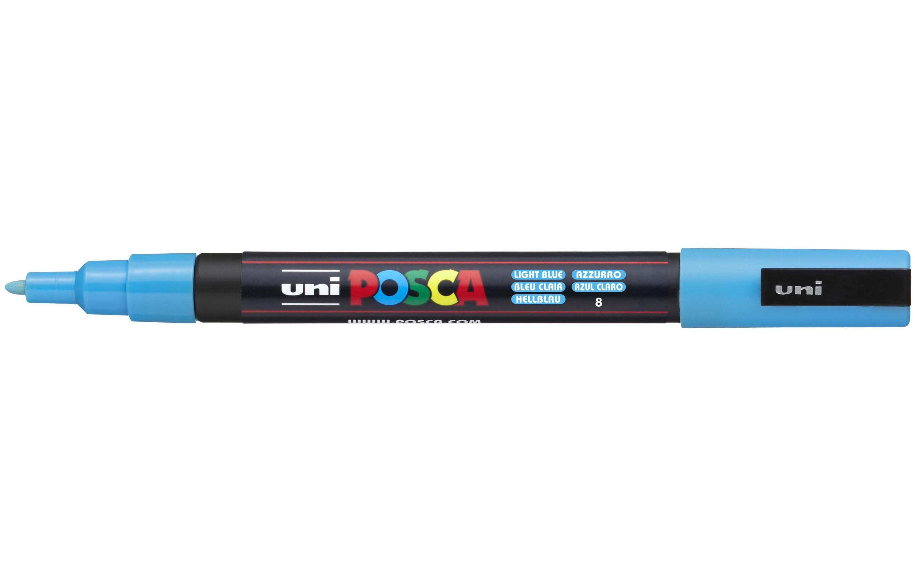 Permanent-Marker POSCA 0.9-1.3 mm HellblauUniversell einsetzbarer Marker