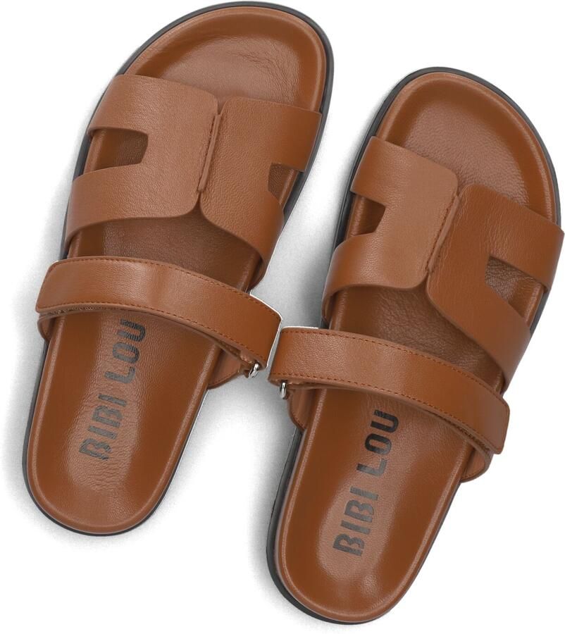 BIBI LOU Slippers Dames 525z40vk Maat: 41 Materiaal: Leer Kleur: Bruin