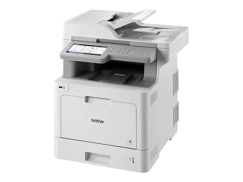 Brother MFC-L9570CDW - Multifunktionsprinter - farve - laser - A4/Legal (medie) - op til 31 spm (udskriver) - 300 ark - 33.6 Kbps - USB 2.0, Gigabit LAN, Wi-Fi(n), USB vært, NFC - med Brother PRINT AirBag til 400.000 sider