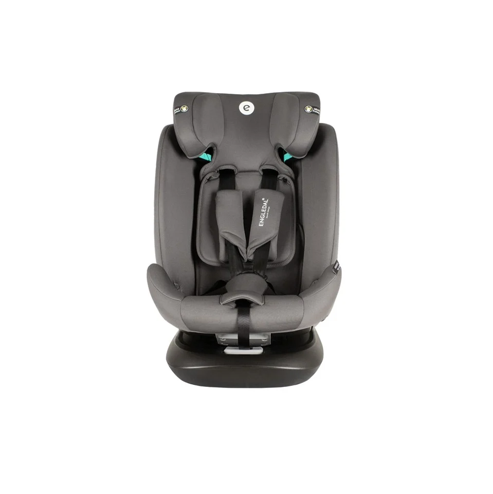 Engledal - Autostol 360 m. IsoFix - Gruppe 0+ - Malik - Sort/Grå