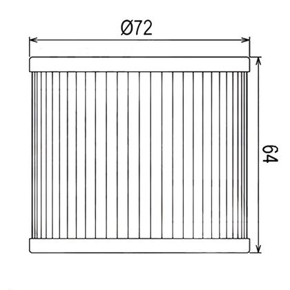 Filtre à huile HifloFiltro HF133 Type origine