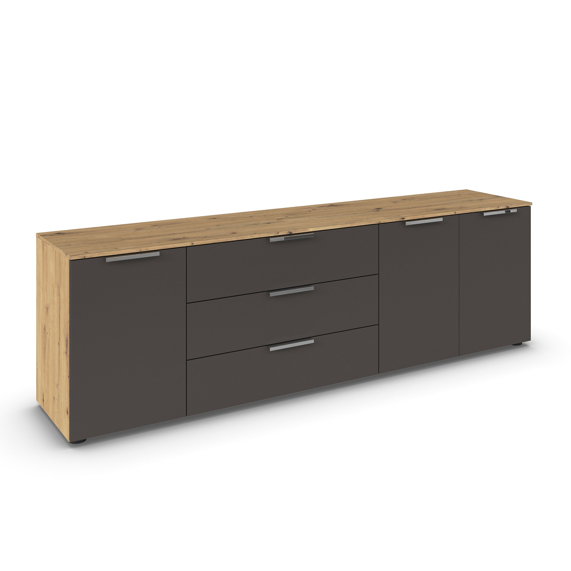Lowboard - Artisan Eiche - graphit - 199 cm