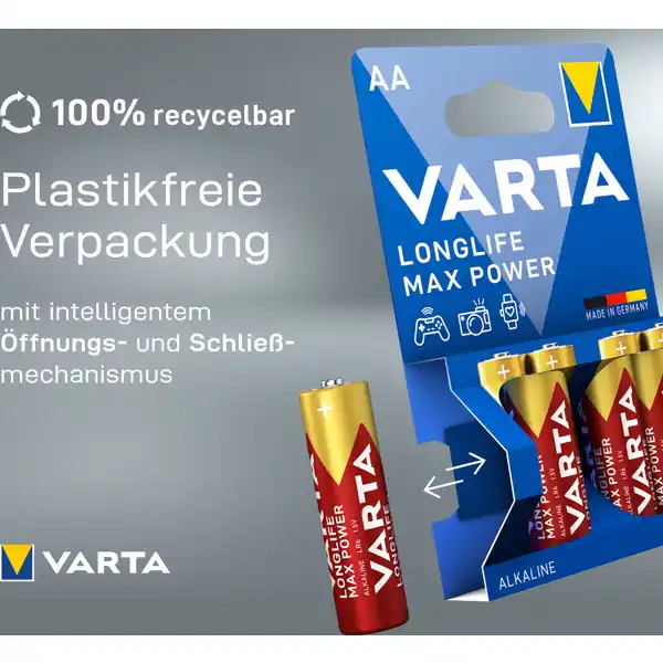 Longlife Max Power AA Batterien