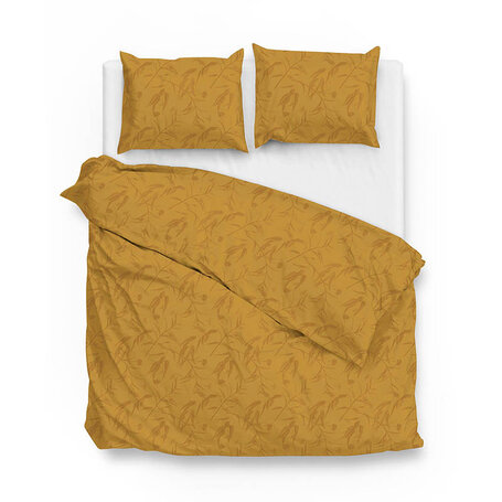 Dekbedovertrek Fiora di Satinado - Ochre Gold