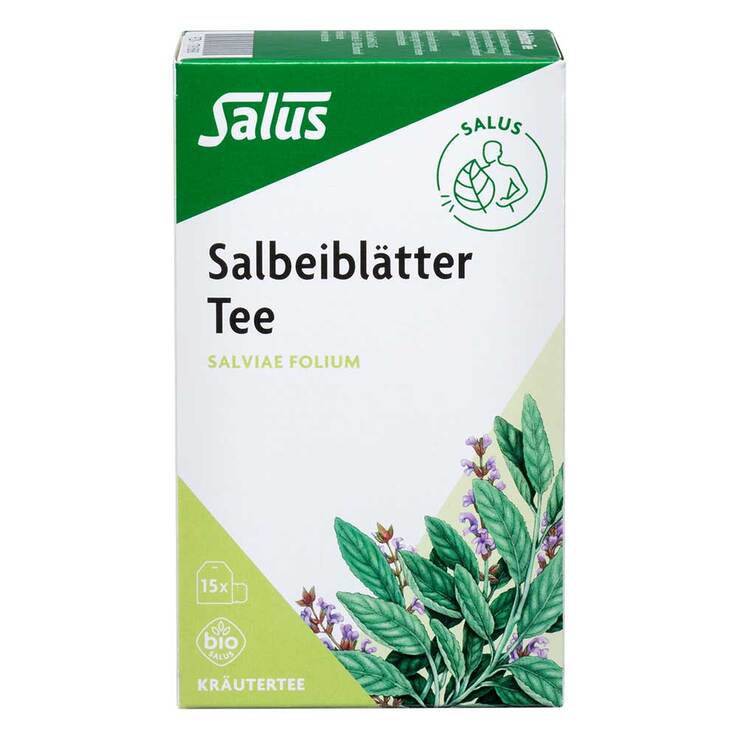 Salbeiblätter Tee Bio Salus Filterbeutel, 15 St